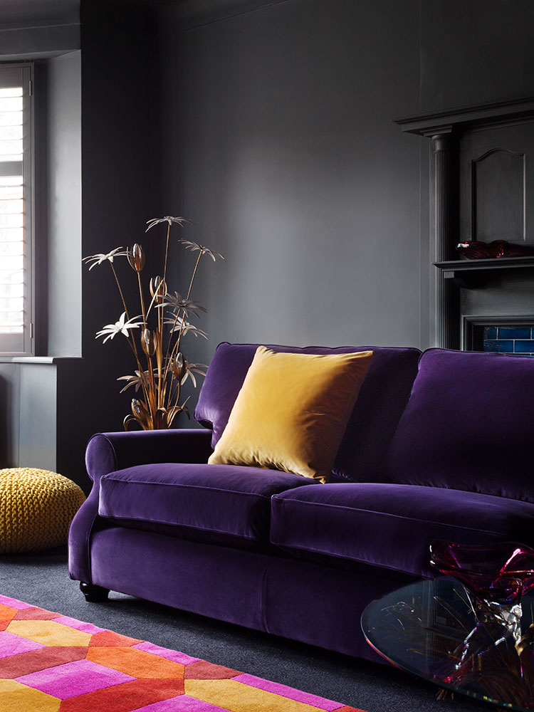 12 Royally Purple Velvet Sofas For The Living Room intended for Unveiling the Elegance of a 52" Dark Purple Velvet Curved Sofa Understanding the Nuances