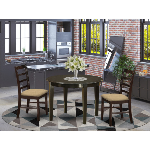3-Piece Small Kitchen Table Set, Small Kitchen Table, 2 Dinette Chairs ... throughout 3-Piece Dinette Table Set, Small, Kitchen Table And 2 Dining Chairs