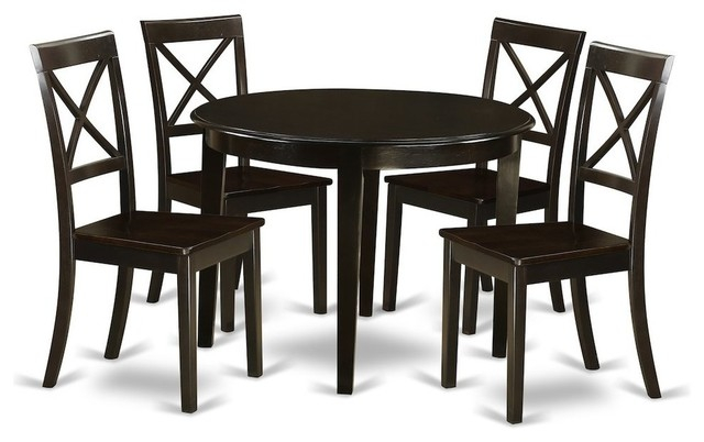 5-Piece Small Kitchen Table Set, Round Table And 4 Kitchen Chairs ... within Unveiling the Perfect 5 Piece Small Kitchen Table Set Finding the Right Fit