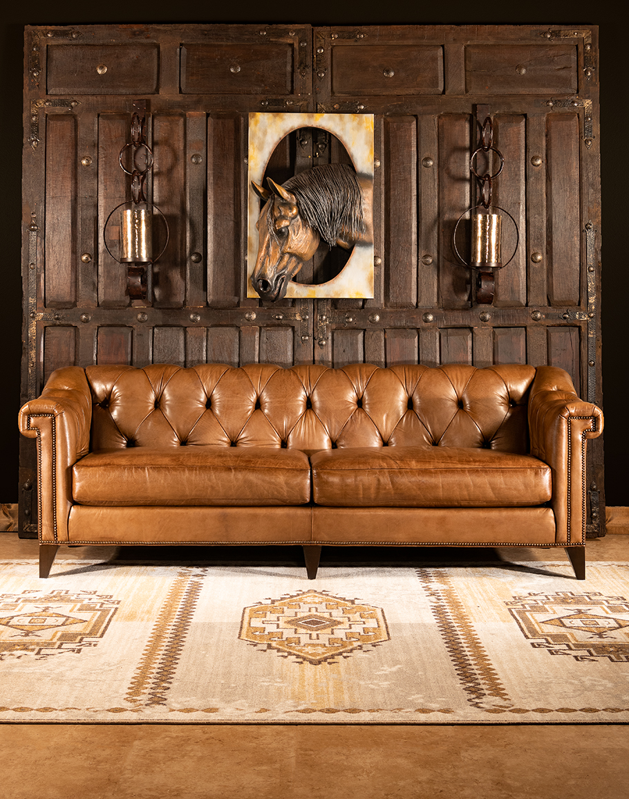 75 Exquisite Tan Leather Chesterfield Sofa Ebay Satisfy Your Imagination intended for Allen Living Room Chesterfield Cognac Tan Leather Left Corner Sectional Couch