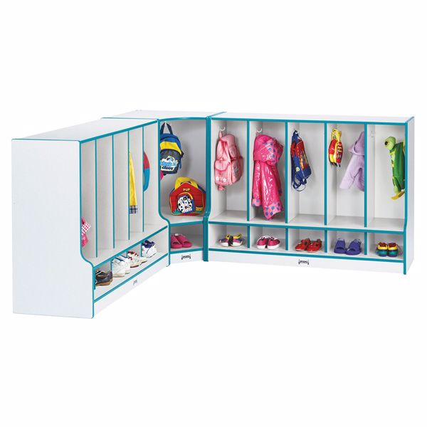 Academy Furniture. Rainbow Accents® Toddler 5 Section Coat Locker With ... in Creating a Kid-Friendly Entryway How the Rainbow Accents Locker Can Help