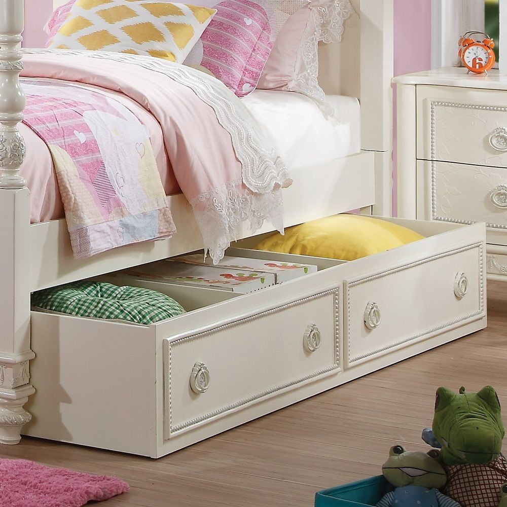 Acme Dorothy Trundle (Twin), Ivory - Walmart.com pertaining to Acme Dorothy Chest