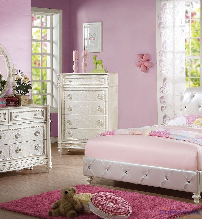 Acme Furniture - Dorothy Chest, Ivory - 30368 5 Drawer Chest, Chest Of ... in Maximizing Space and Efficiency with Your ACME Dorothy Chest