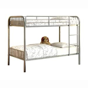 Acme Furniture Thomas Twin Over Twin Metal Bunk Bed 02188Bk - The Home ... in Acme Furniture Thomas, Bunk Bed, Twin/Twin Black 02188Bk