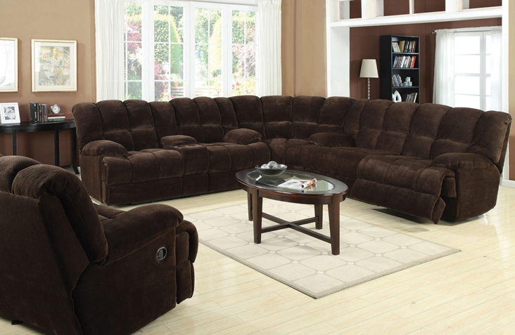 Ahearn Chocolate Microfiber 3 Piece Reclining Sectional By Acme - 50478 with regard to Bowery Hill Sectional A Guide to Long-Term Care