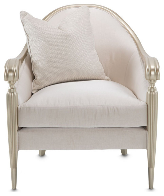 Aico Amini London Place Accent Chair In Light Champagne - Traditional ... within Aico Amini London Place Sofa In Light Champagne