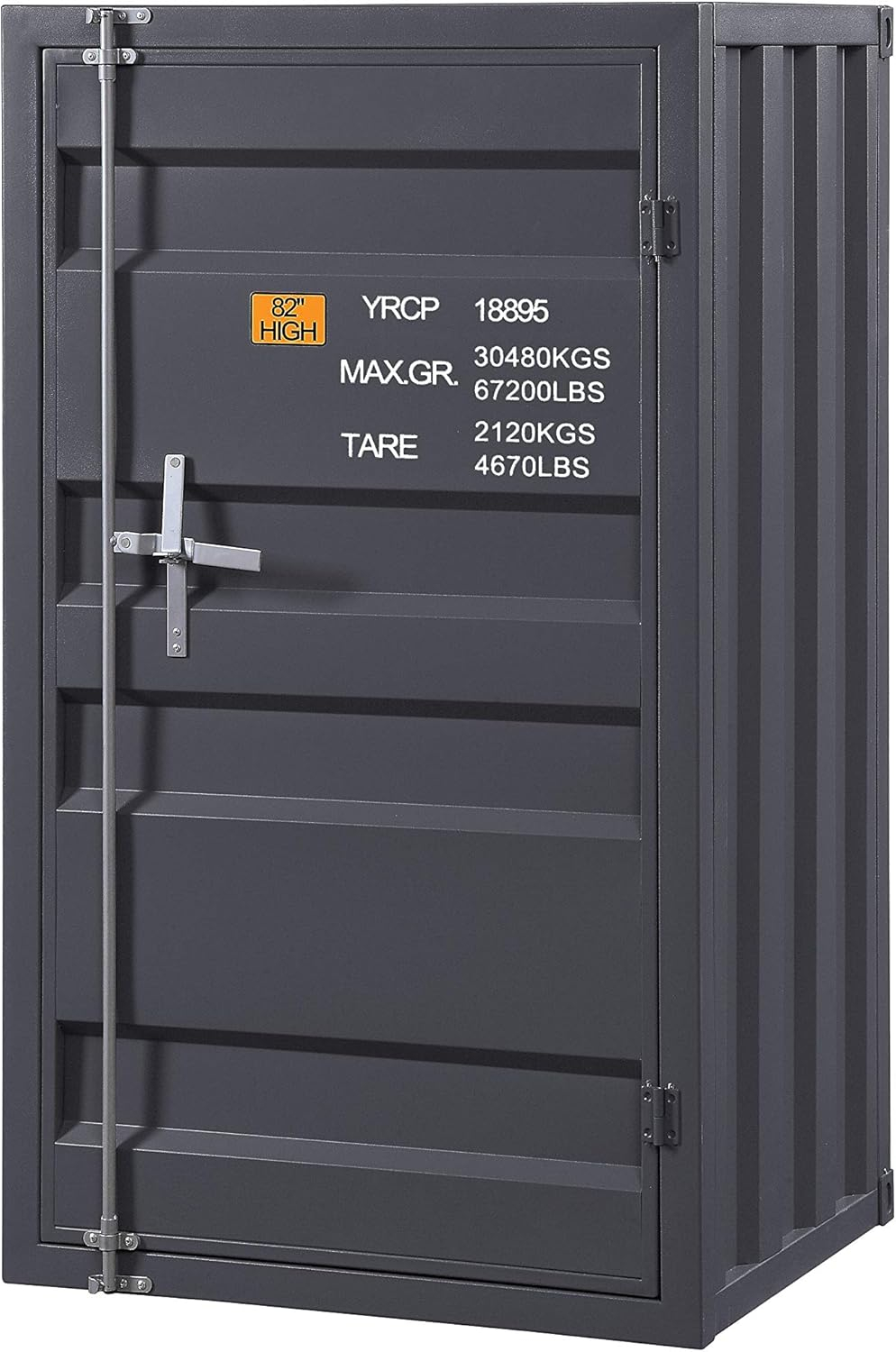 Amazon.com: Acme Cargo Chest With 1 Door In Gunmetal : Home & Kitchen for Acme Cargo Chest With 1 Door, Gunmetal
