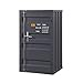 Amazon.com: Acme Cargo Chest With 1 Door In Gunmetal : Home & Kitchen intended for Optimizing Your Space The Practical Advantages of the ACME Cargo Chest