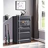 Amazon.com: Acme Cargo Chest With 1 Door In Gunmetal : Home & Kitchen within Acme Cargo Chest With 1 Door, Gunmetal