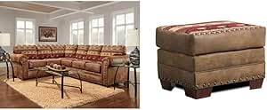 Amazon.com: American Furniture Classics Model Two Piece Sofa Sectional ... throughout American Furniture Classics Model B1650K Sierra Lodge Two Piece Sectional Sofa