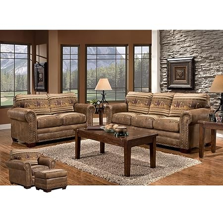 Amazon.com: American Furniture Classics Model Wild Horses Two Piece ... intended for Comparing Sectional Sofas How the Wild Horses Model Stands Out