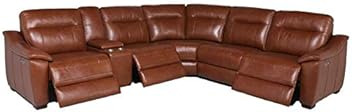 Amazon.com: Bowery Hill: Sectionals regarding Bowery Hill Transitional 3-Piece Microfiber Reclining Sectional In Cocoa Brown