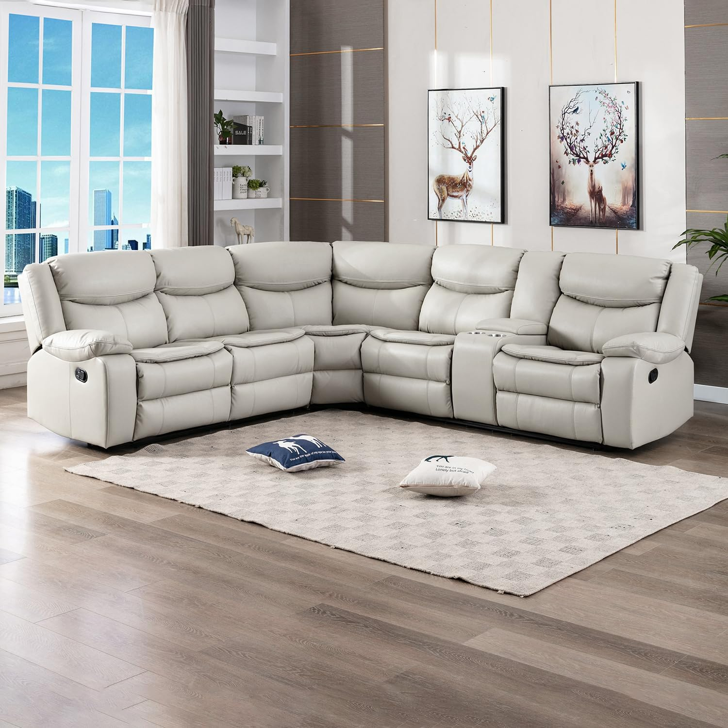 Amazon.com: Steve Silver Transitional 3-Piece Microfiber Reclining ... regarding Bowery Hill Sectional A Guide to Long-Term Care