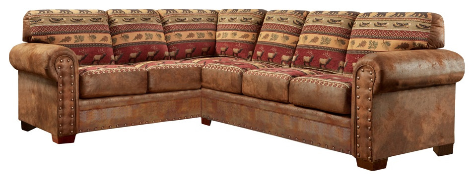 Styling Your Space Inspiration for the Sierra Lodge Two Piece Sectional
