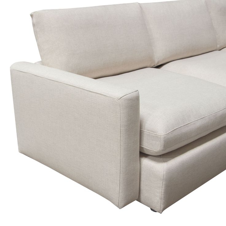 Arcadia 2 Piece Reversible Chaise Sectional W/ Feather Down Seating In ... throughout Creating the Perfect Living Space Understanding the Arcadia Sectional