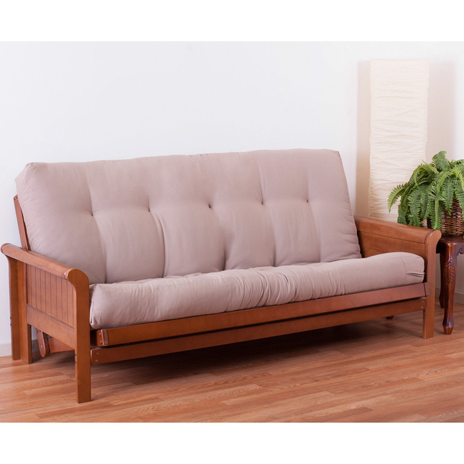 Blazing Needles Renewal 6-Inch Twill Full-Size Futon Mattress - Sunset ... throughout The Ultimate Guide to Futon Mattress Materials and Longevity