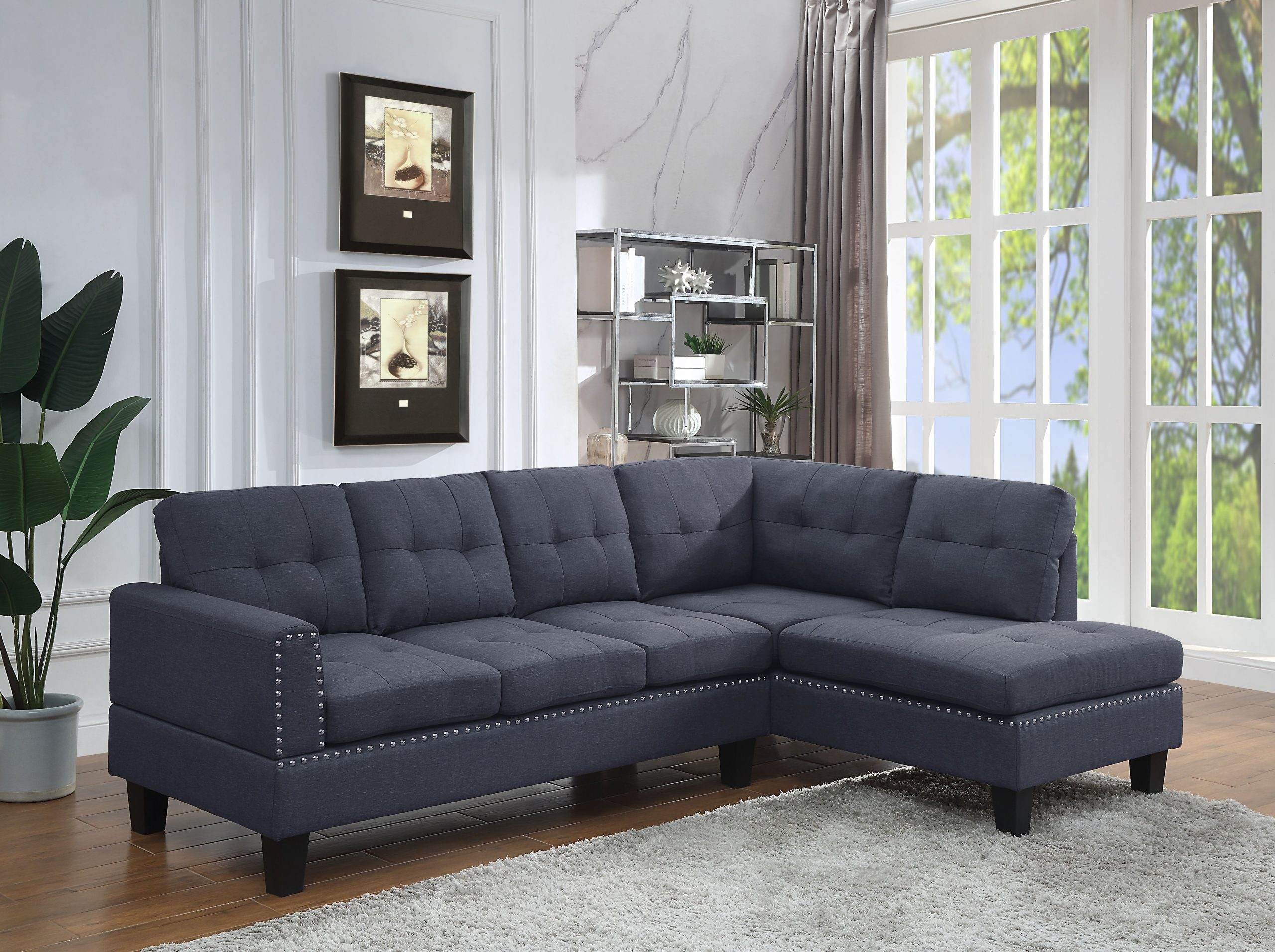 Blue Linen Sectional Sofa | Cabinets Matttroy intended for Beyond Aesthetics The Practical Guide to Owning a Gray Sectional Sofa