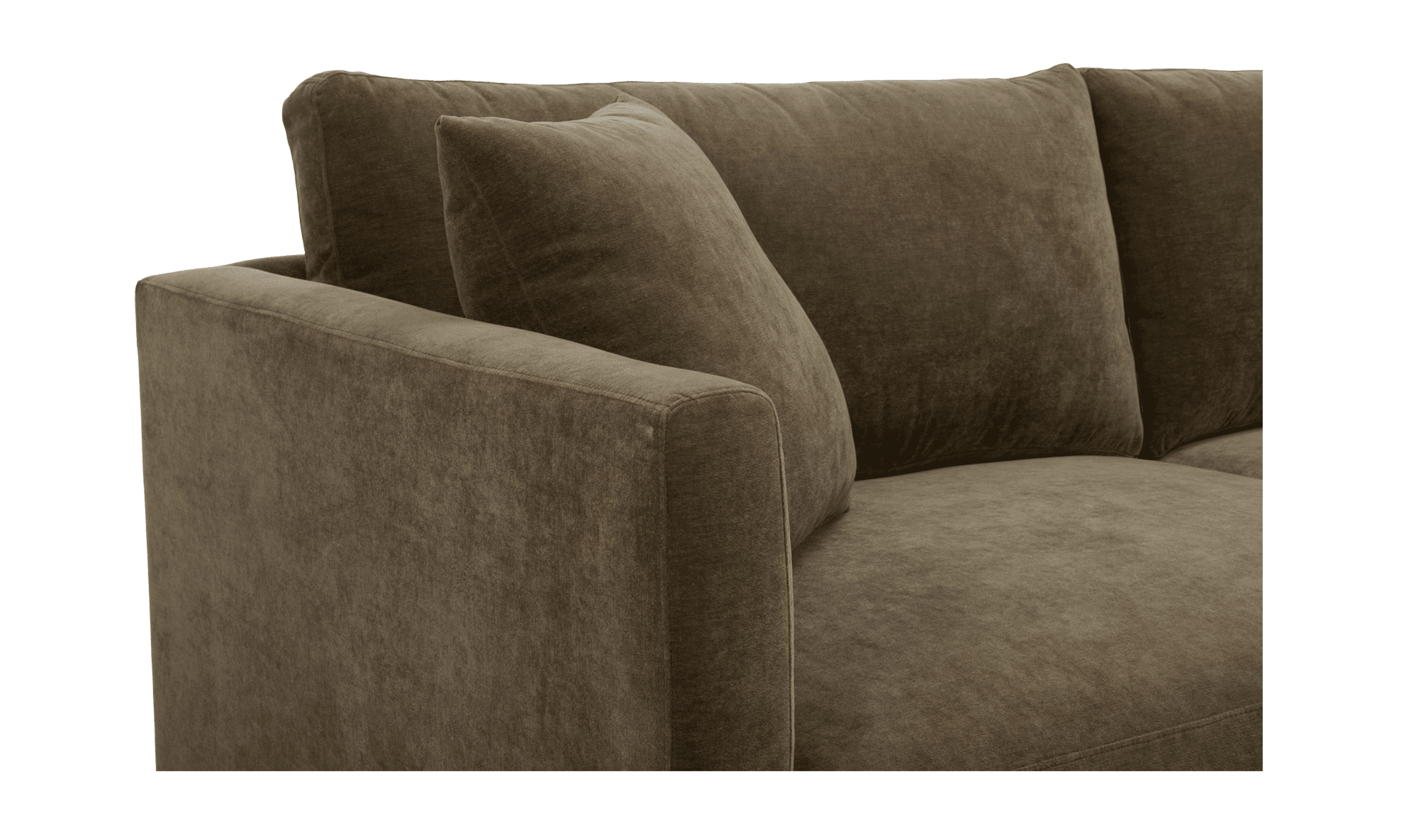 Bryn Heritage Green (Right Or Left Chaise) Sectional By Moe's Home ... within Bryn Heritage Cedar Green Left Sectional