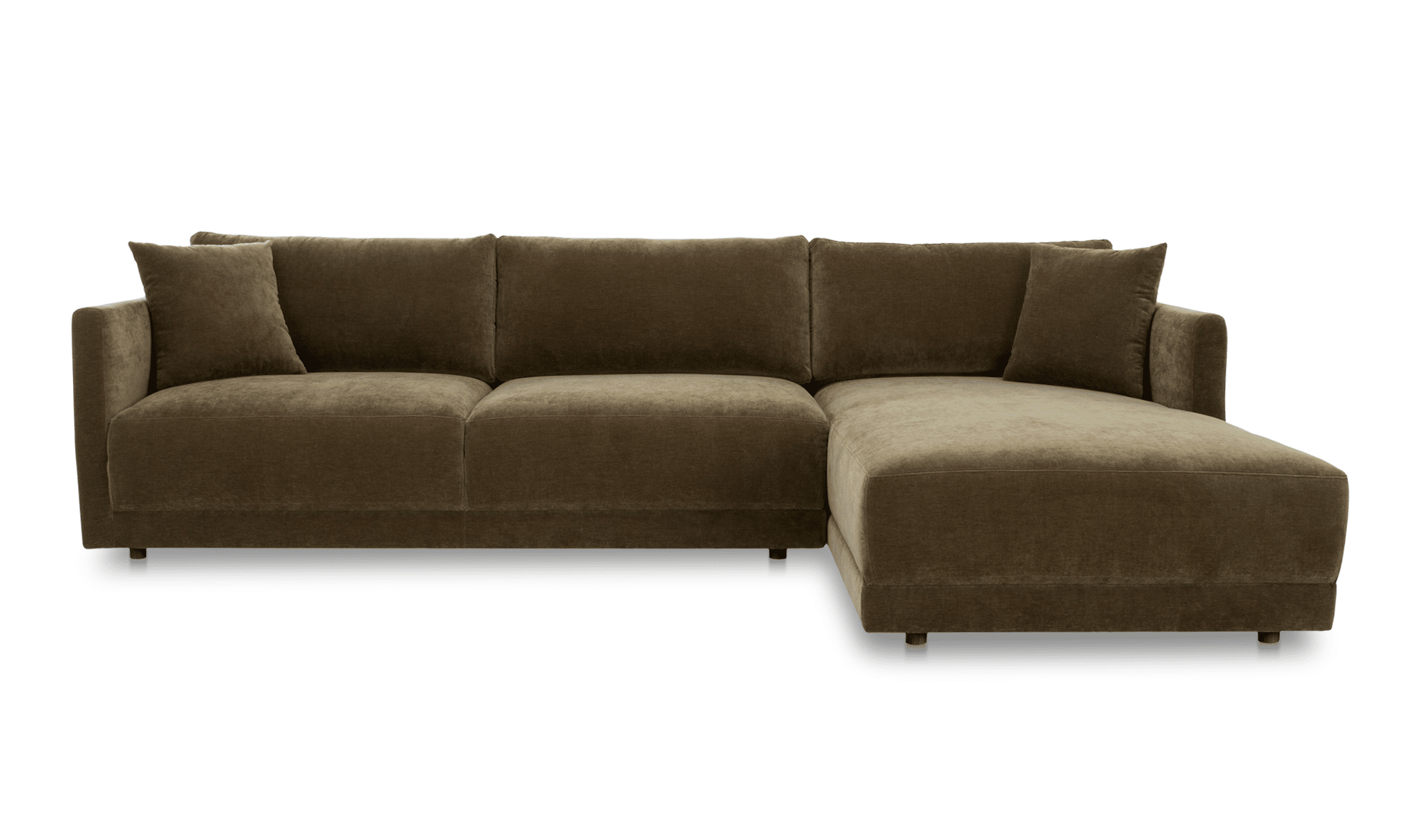 Bryn Heritage Green (Right Or Left Chaise) Sectional By Moe's Home ... within Understanding the Materials and Craftsmanship of the Cedar Green Sectional