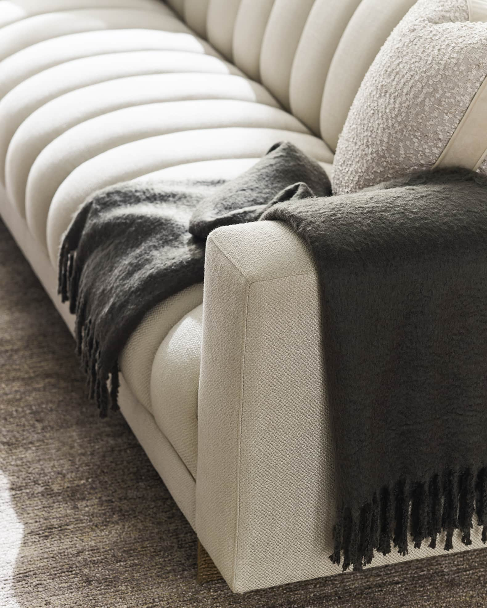 Caracole The Wall Balanced Sofa, 105" | Horchow for Elevating Your Space The Impact of an 84 Well Balanced Sofa on Interior Design