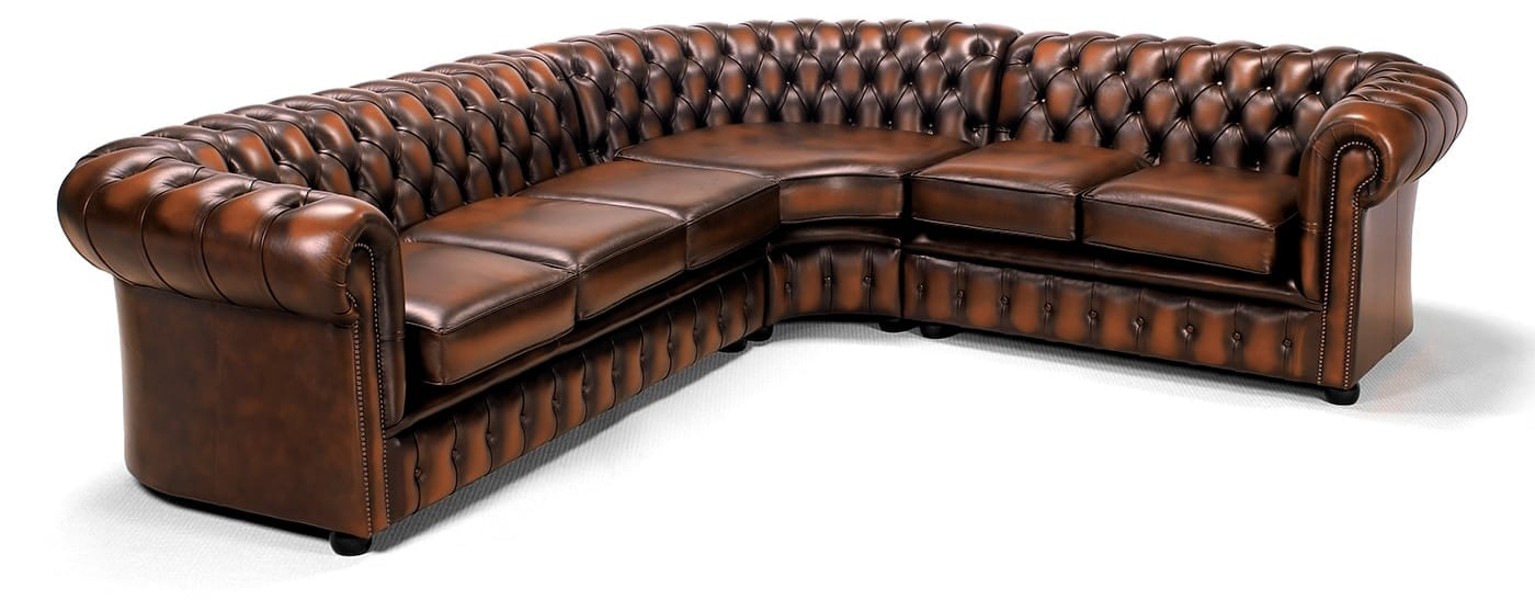 Chesterfield Corner Sofa Cheap | Cabinets Matttroy within Allen Living Room Chesterfield Cognac Tan Leather Left Corner Sectional Couch