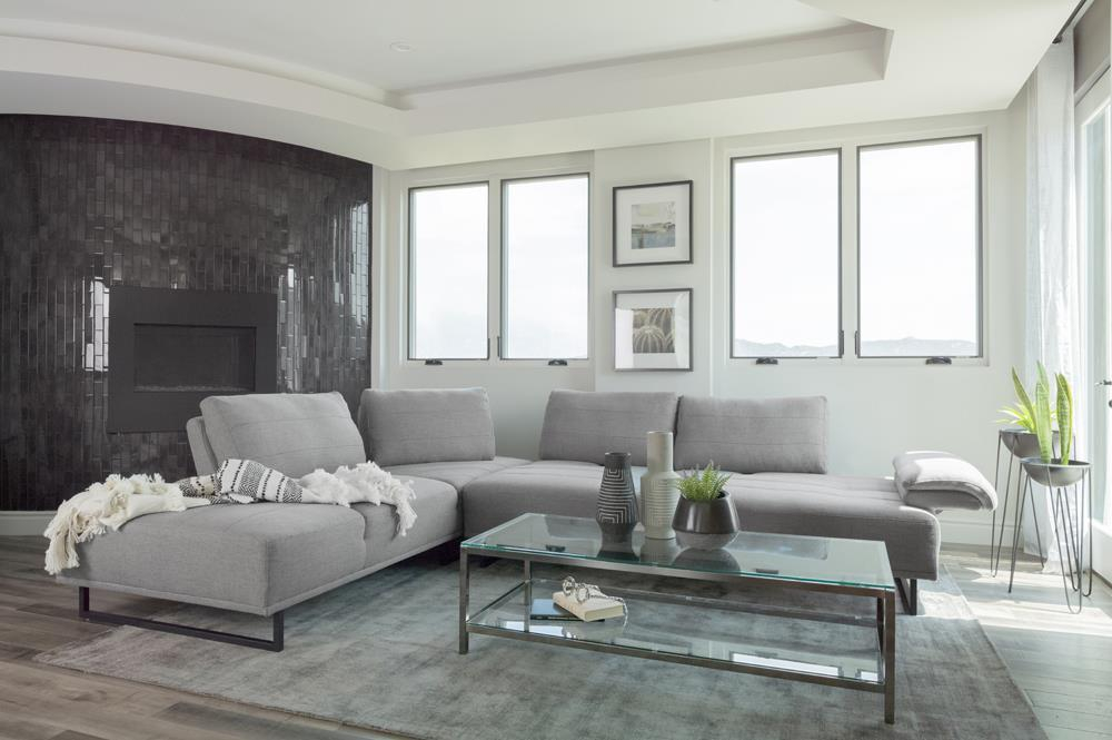 Coaster Fine Furniture - Arden - 2-Piece Adjustable Back Sectional ... with Fabric Sectionals and Everyday Living Choosing the Right Coaster Arden for You