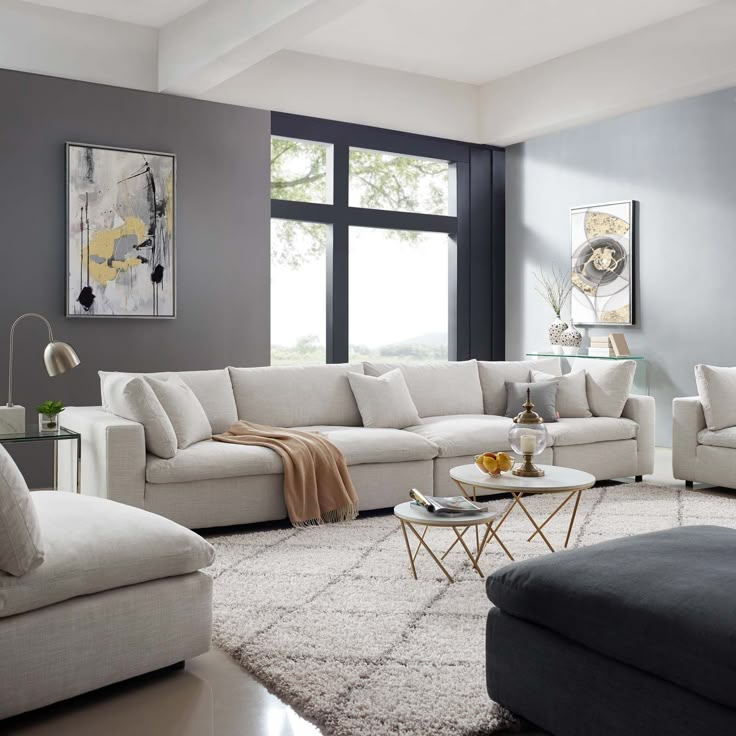 Commix Down Filled Overstuffed 4 Piece Sectional Sofa Set By Modway ... regarding Commix Down Filled Overstuffed 4 Piece Sectional Sofa Set, Teal