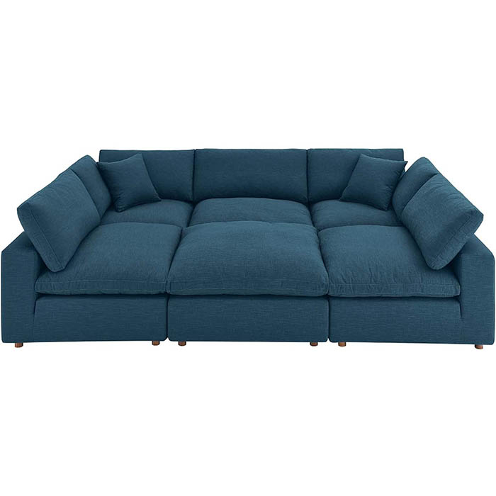 Commix Down Filled Overstuffed 6-Piece Sectional Sofa for The Ultimate Guide to Caring for Your Down Filled Overstuffed Sofa