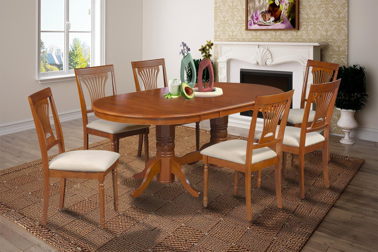 Dining Table Set For 6 With Chairs At Krista Almazan Blog inside 7-Piece Dining Room Set Square Table With Leaf And 6 Chairs
