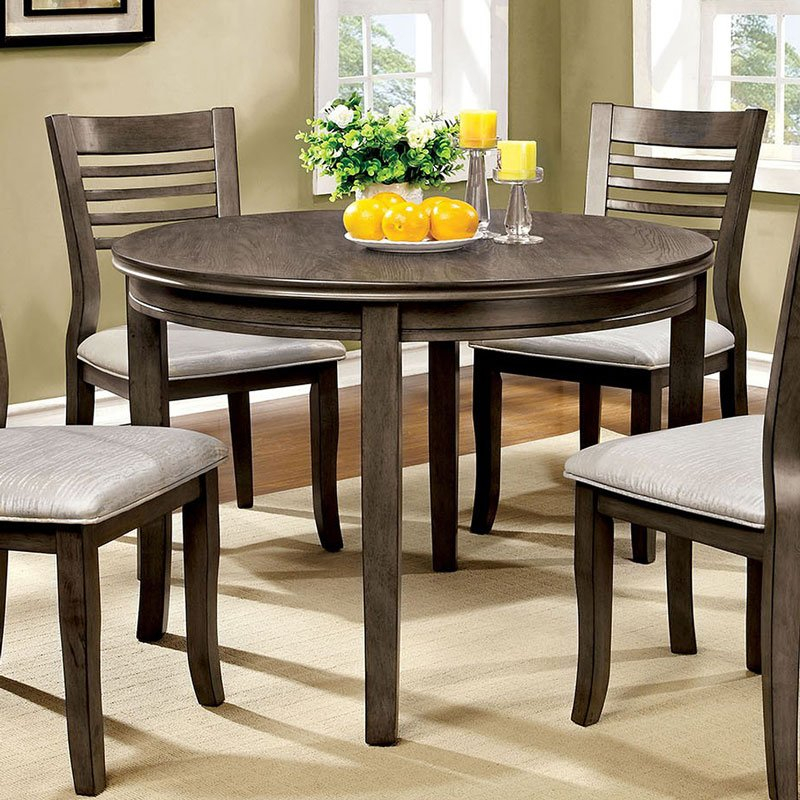 Dwight Iii 48 Inch Round Dining Table By Furniture Of America ... inside 48" Round Dining Table
