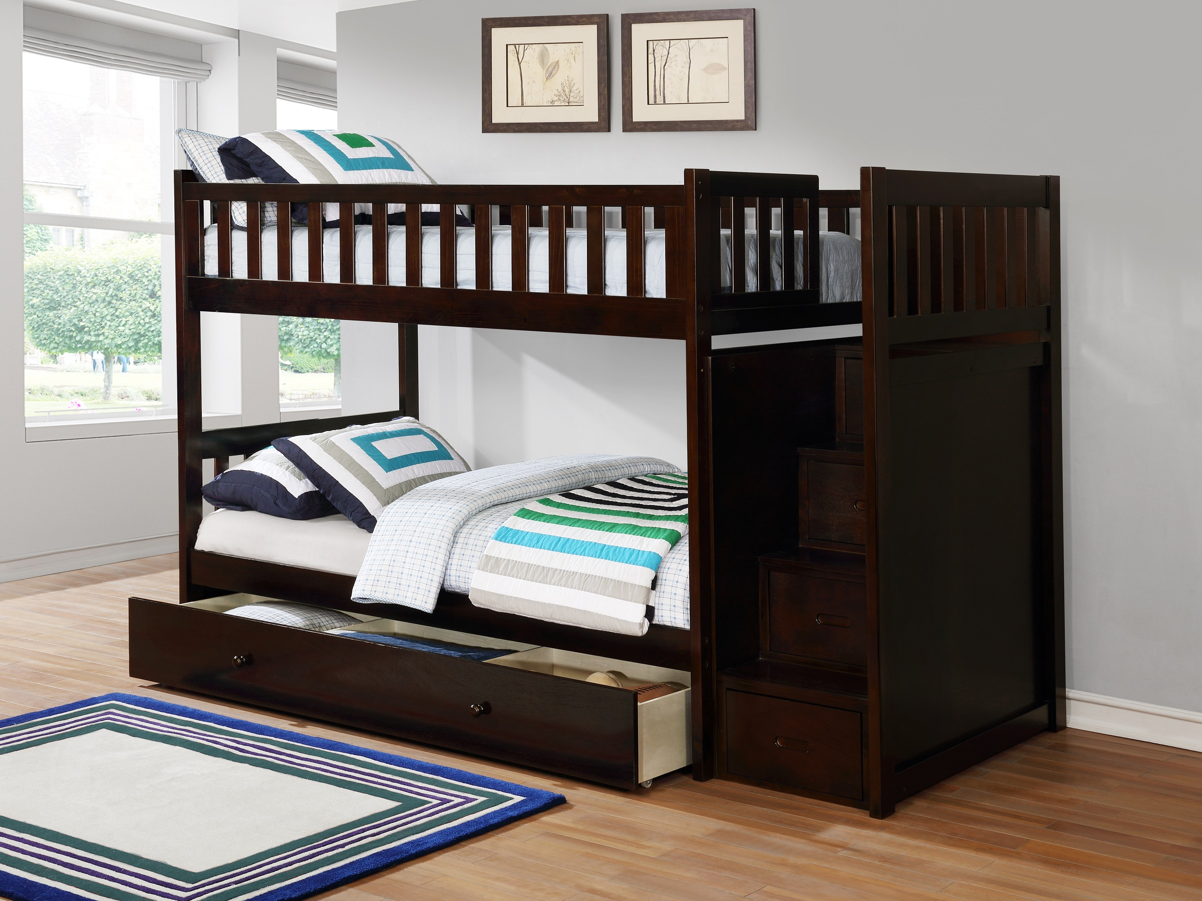 Espresso Twin Over Full Bunk Bed | Steinhafels inside The Trundle Bed Advantage Exploring the Benefits of Extra Sleeping Space