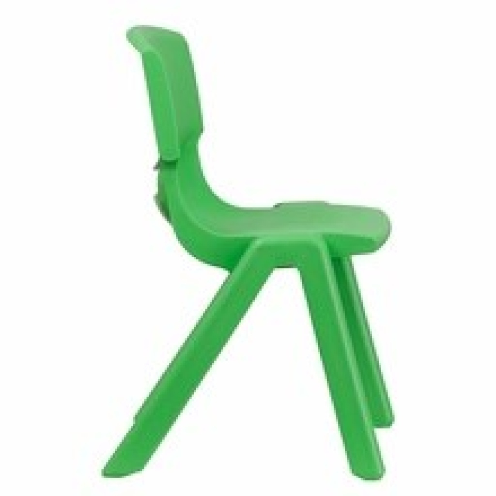 Green Plastic Stackable School Chair With 15.5'' Seat Height - By Flash ... in How 5 Pk Green Plastic Stackable School Chairs Enhance Classroom Environments