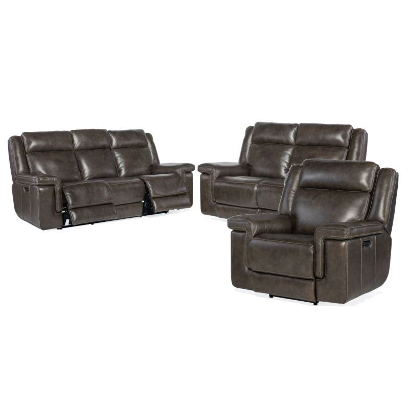 Hooker Furniture Montel 3Pc Lay Flat Power Sectional Sofa In Cosmos ... with regard to Elevating Your Living Space with the Hooker Furniture Montel Power Sofa