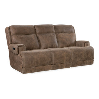 Hooker Furniture Ss762-Phz3 Wheeler 83"W Leather Sofa - Transitional ... inside Hooker Furniture Ss727-Phz3 Miles 84"W Leather Sofa - Oslo Pebble