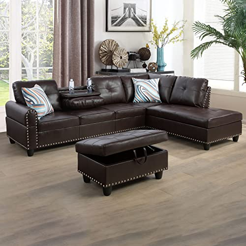 I Tested The Comfort And Durability Of A Leather 3 Piece Sofa Set ... within The Benzara BM168760 Three Piece Sectional Evaluating Its Features and Benefits