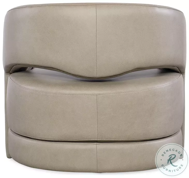 Keys Verona Sage Leather Swivel Chair From Hooker | Coleman Furniture with regard to Understanding the Craftsmanship of the Hooker Furniture Keys Leather Sofa