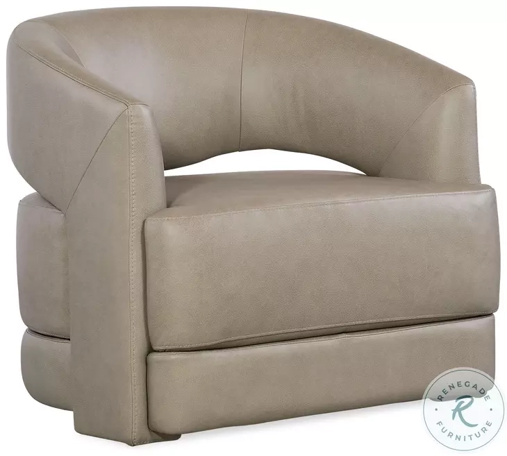 Keys Verona Sage Leather Swivel Chair From Hooker | Coleman Furniture within The Timeless Appeal of Sage Green Leather in Interior Design
