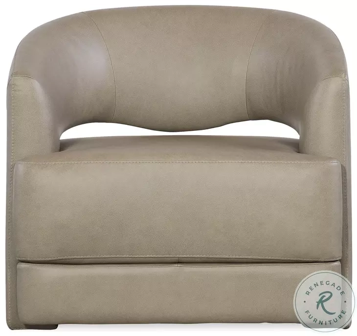 Keys Verona Sage Leather Swivel Chair From Hooker | Coleman Furniture within Understanding the Craftsmanship of the Hooker Furniture Keys Leather Sofa