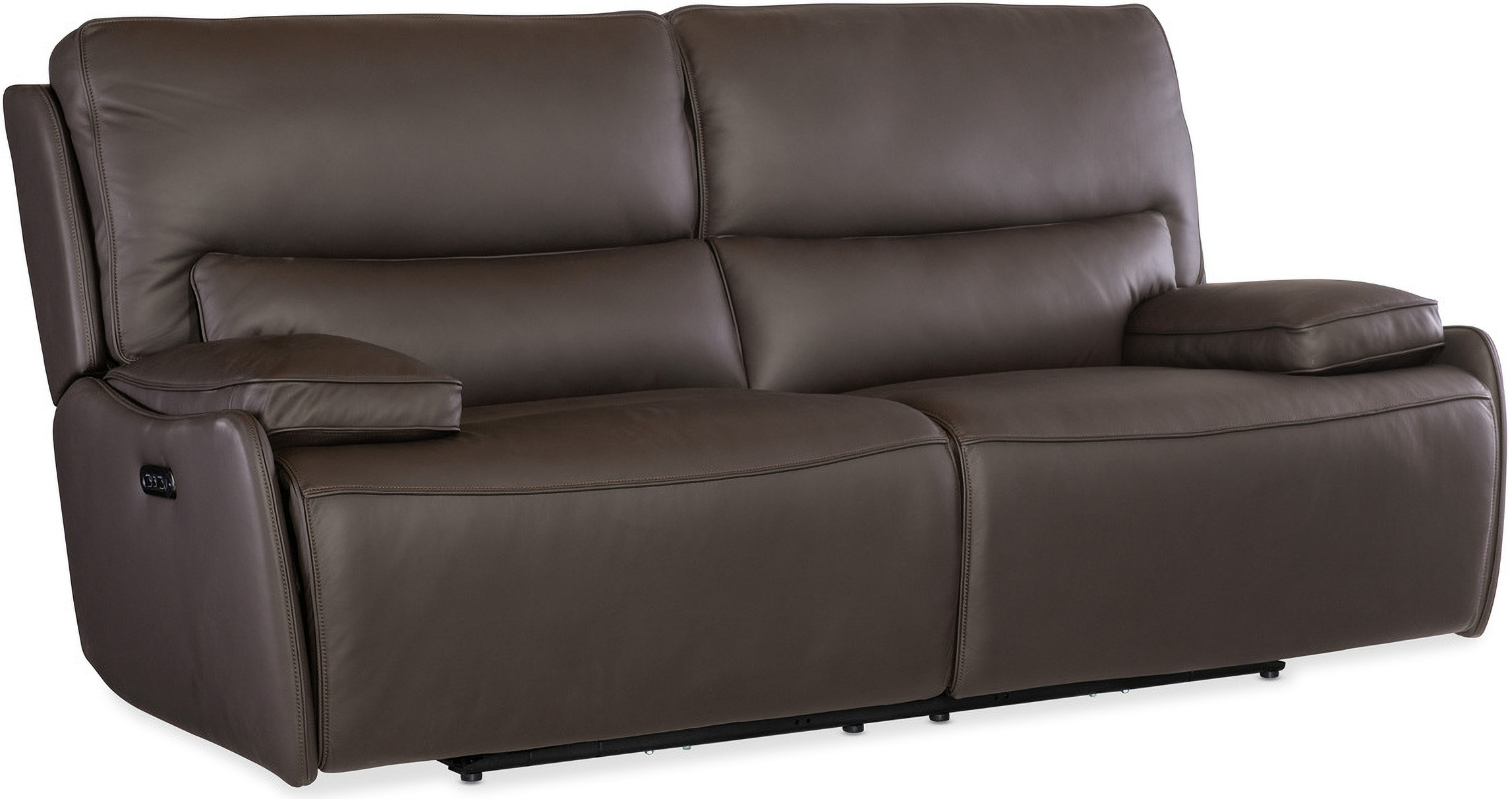 Kramer Zero Gravity Power Sofa W/ Power Headrest In Brown By Hooker ... regarding Kramer Zero Gravity Power Sofa With Power Headrest