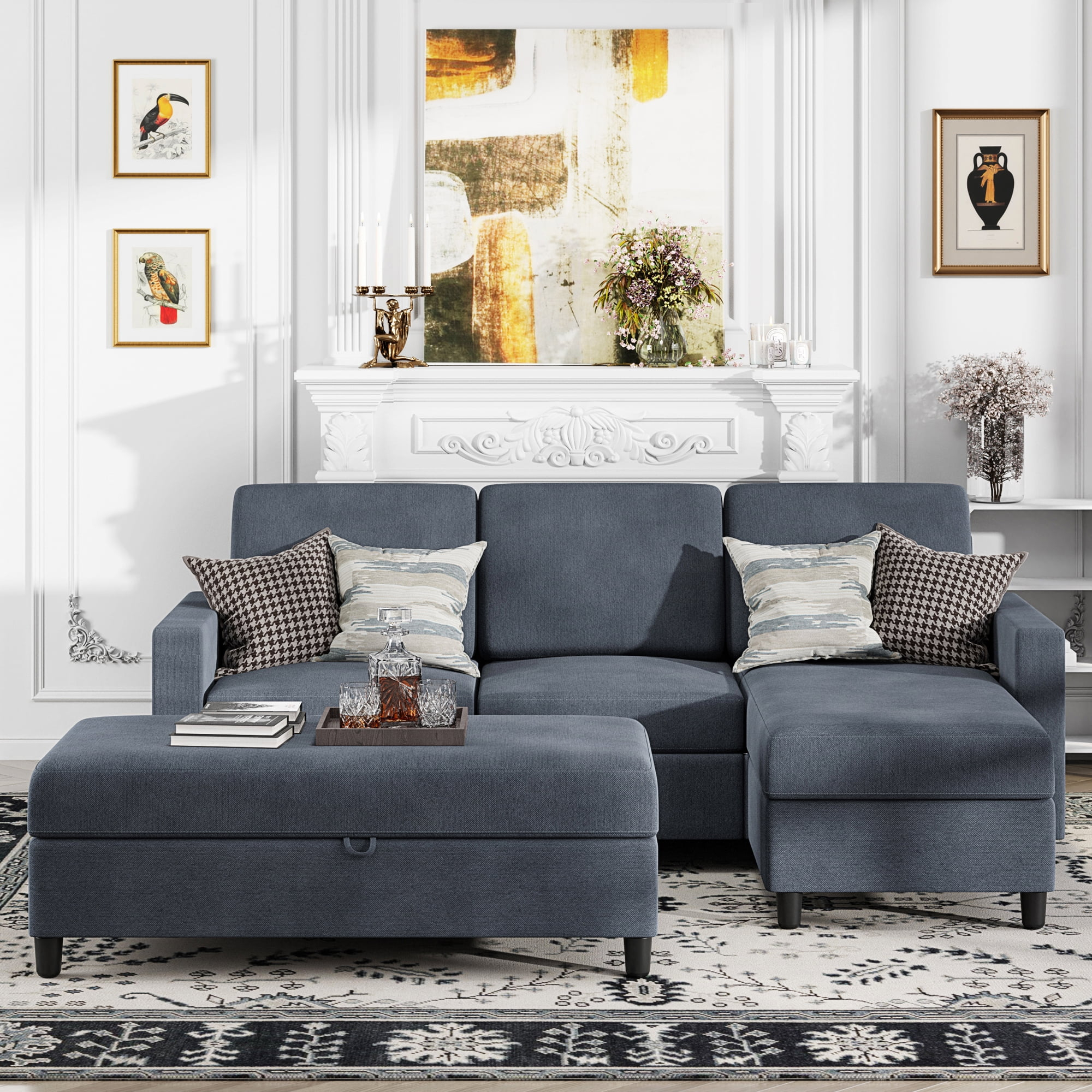Linen Sectional Sofa | Cabinets Matttroy inside Beyond Aesthetics The Practical Guide to Owning a Gray Sectional Sofa