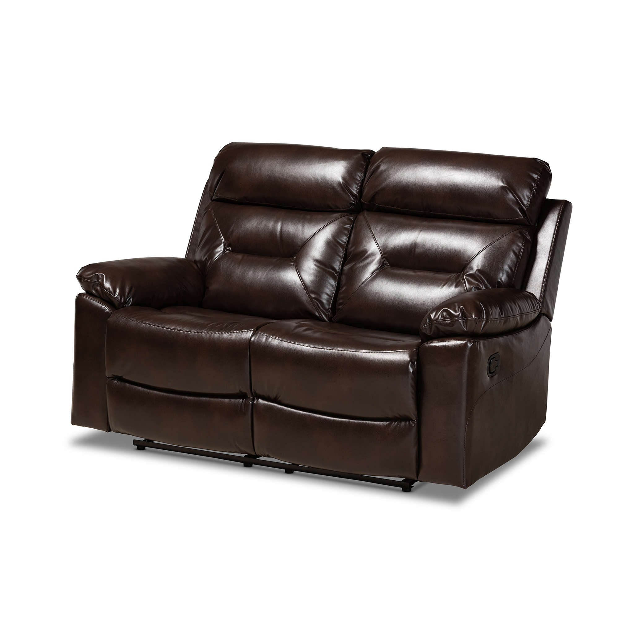Loveseats | Living Room Furniture | Affordable Modern Furniture ... inside Preserving Your Investment How to Maintain the Beauty of Dark Brown Faux Leather