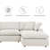 Modway Commix Down Filled Overstuffed Boucle Fabric 4-Piece Sectional ... within Commix Down Filled Overstuffed Boucle Fabric 4-Piece Sectional Sofa, Ivory