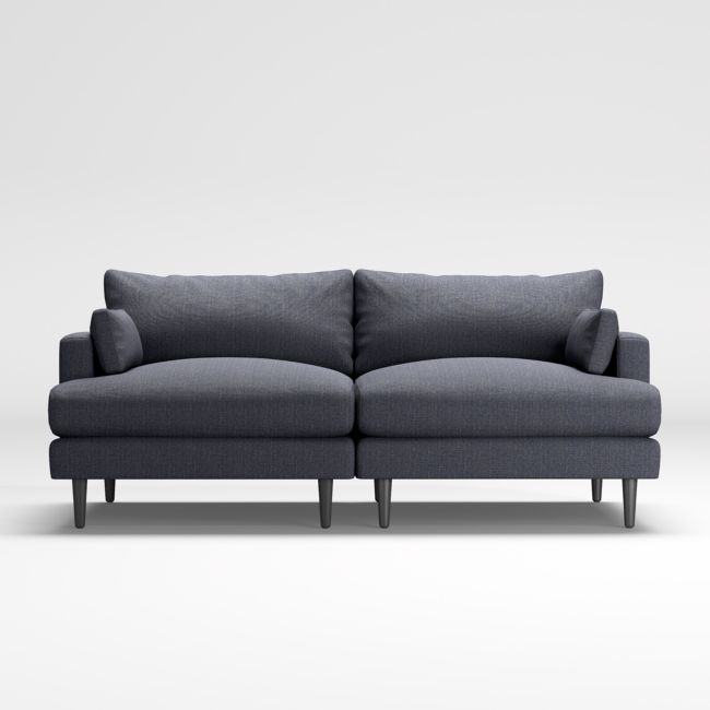 Monahan 2-Piece Modular Sofa - Crate And Barrel | Havenly with The Fraser 2 Piece Modular Sofa Deep Blue Features You Need to Know