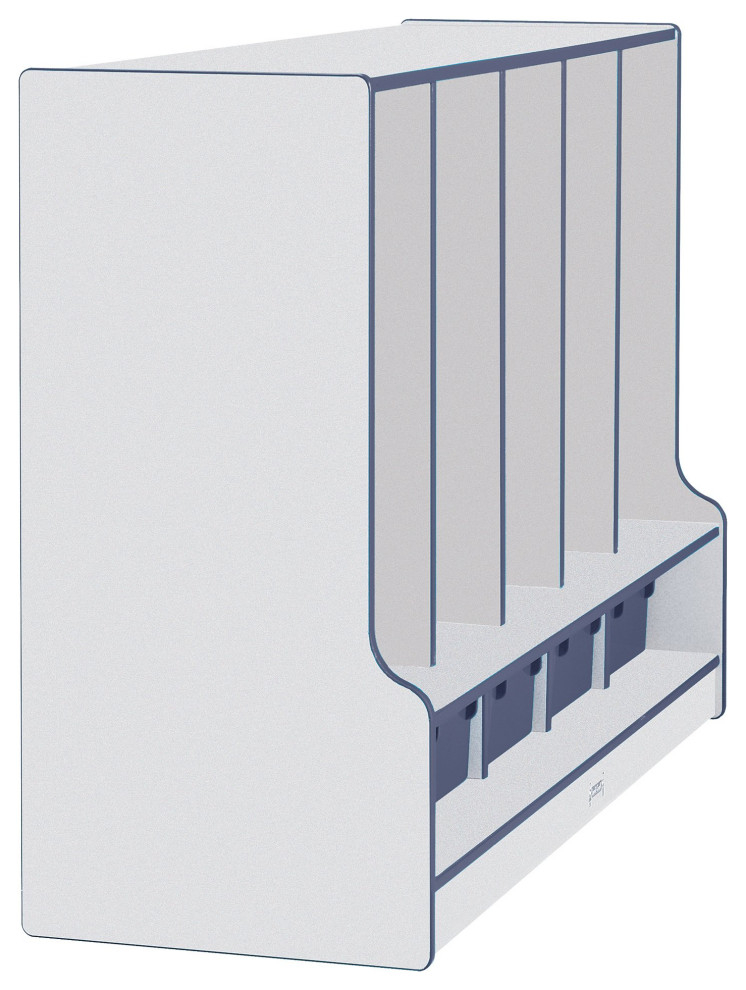 Rainbow Accents Toddler 5 Section Coat Locker With Step - With Trays ... with Creating a Kid-Friendly Entryway How the Rainbow Accents Locker Can Help