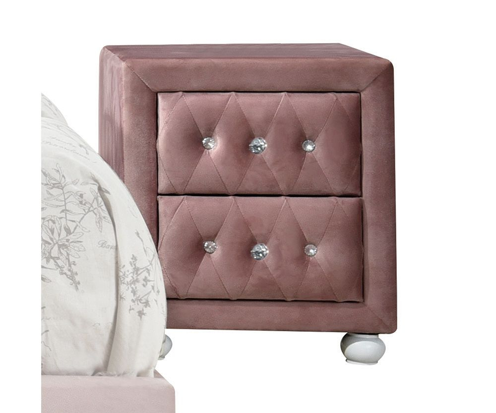 Reggie Nightstand 30823 By Acme with regard to Understanding the Different Types of ACME Reggie Chest Materials