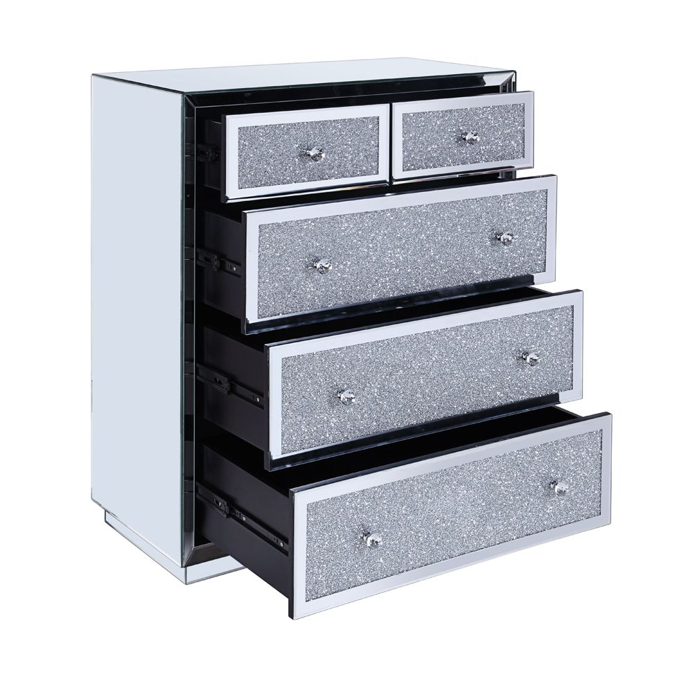 Rekha Chest By Acme - U-Trade Furniture throughout Understanding the Different Types of ACME Reggie Chest Materials