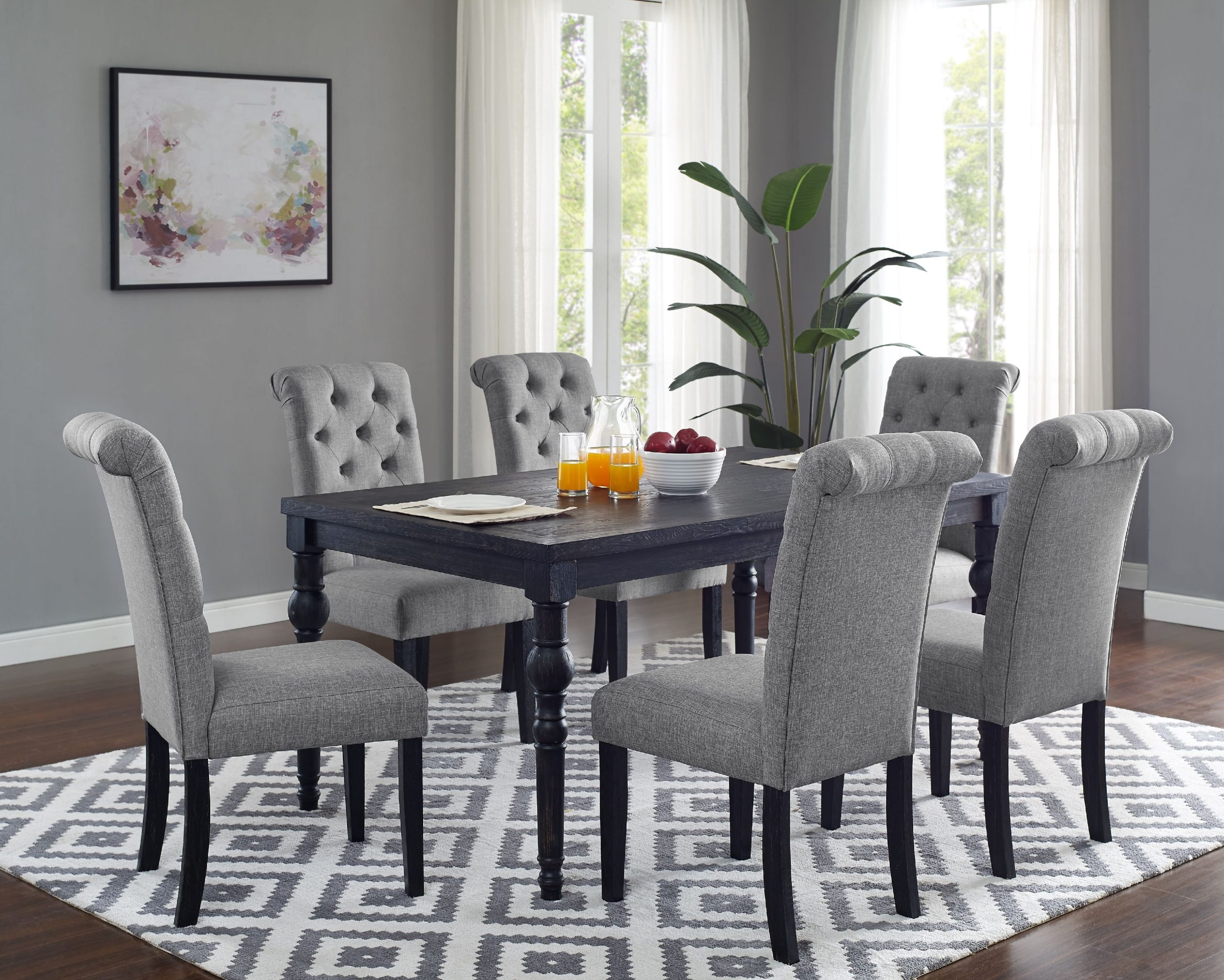 Roundhill Furniture Leviton Urban Style Dining Set: 30'' Height Table ... in Enhancing Your Home A Deep Dive into the World of Round Dining Tables