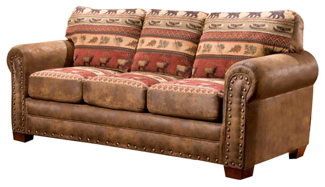 Sierra Lodge, Sofa - Sofas - By American Furniture Classics throughout American Furniture Classics Model B1650K Sierra Lodge Two Piece Sectional Sofa