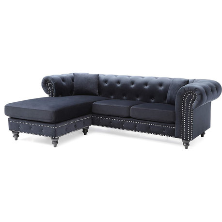 The 15 Best Velvet Sectional Sofas | Houzz for The Timeless Appeal of Midcentury Modern Furniture A Deep Dive