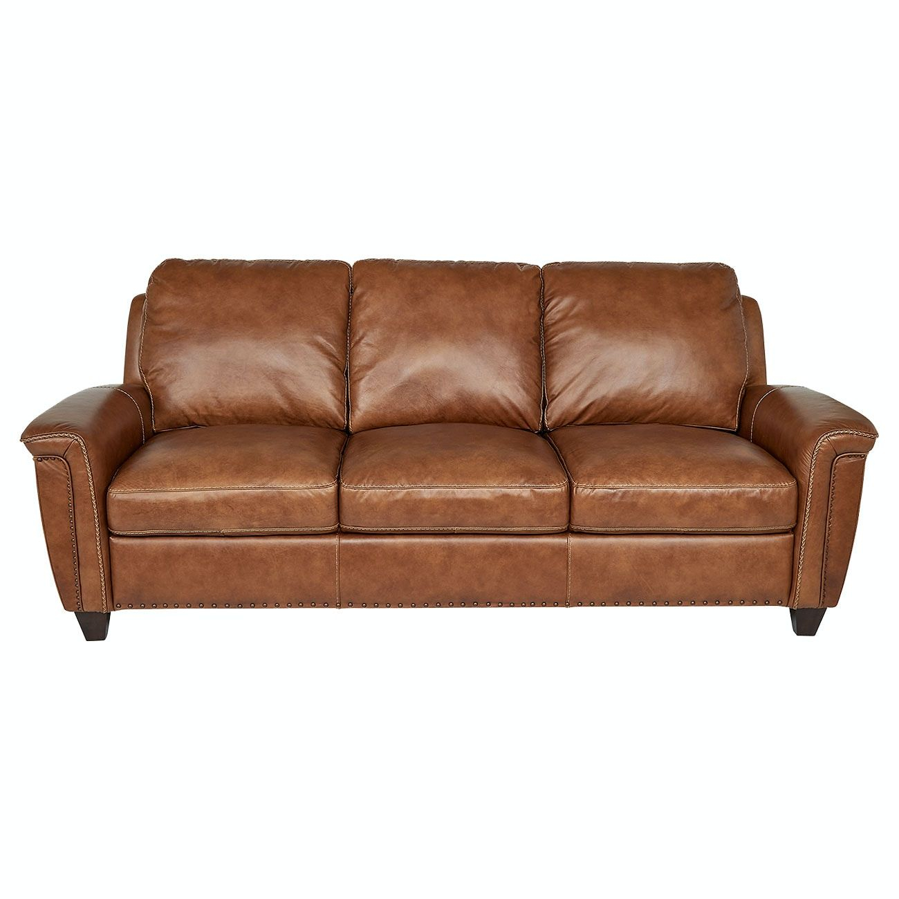 The Saint James Honey Leather Sofa From Simon Li Features A Rich, Honey ... intended for Comparing Leather Sofa Options Making an Informed Decision